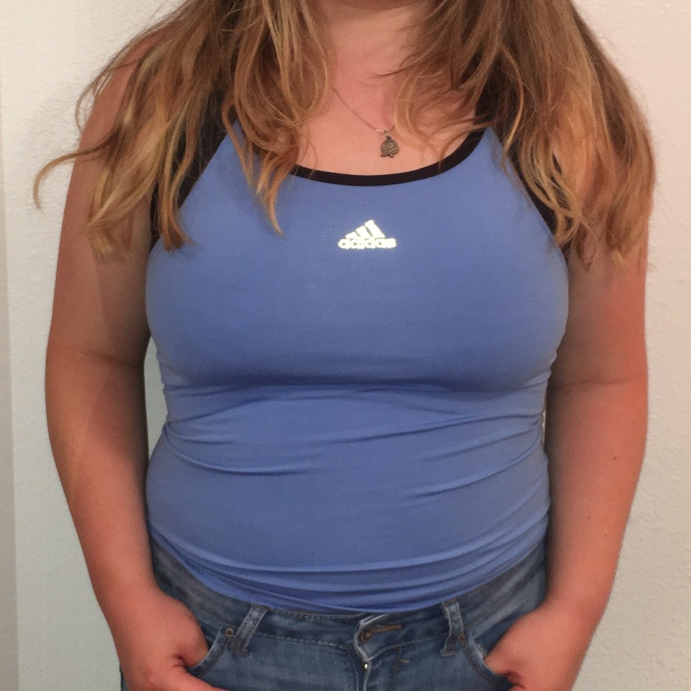 Adidas Blue Workout Shirt!!